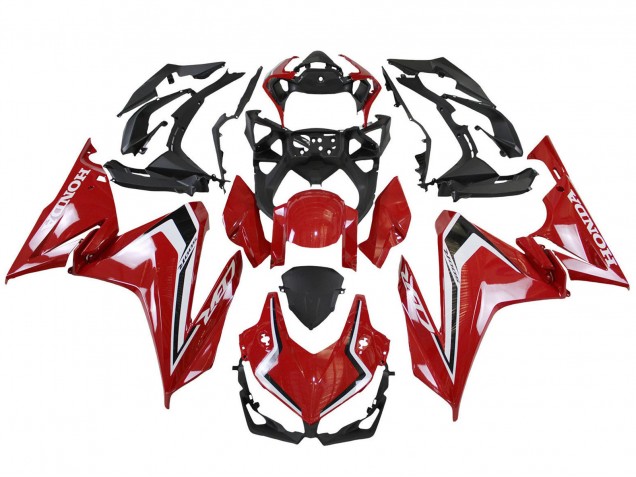 Honda CBR500R Motorrad Verkleidung 2022-2023 - Rot Weiss Schwarz