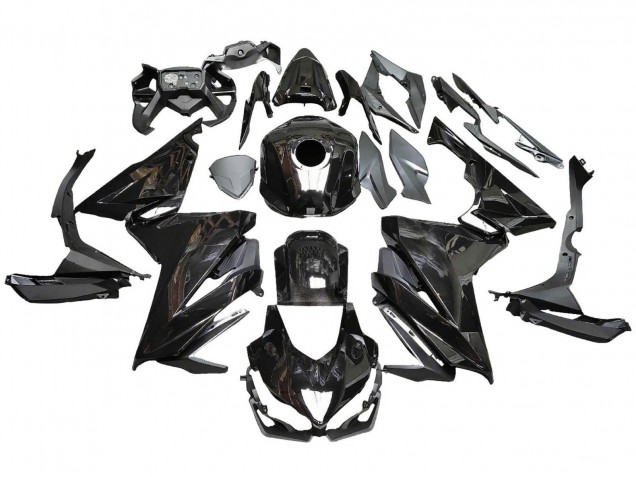 Honda CBR500R Motorrad Verkleidung 2022-2023 - Glanzendes Schwarz