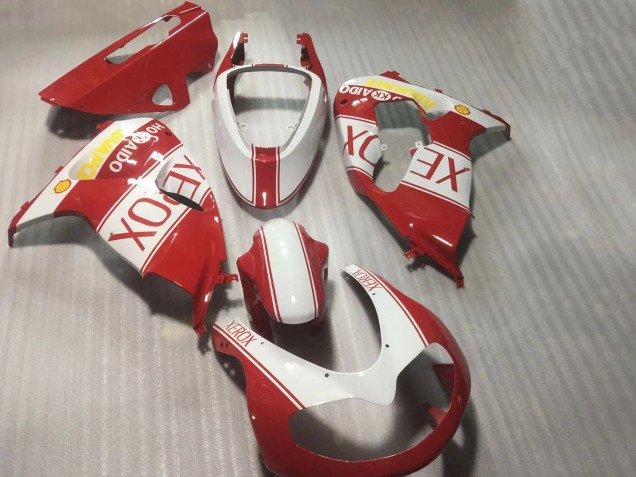 Suzuki TL1000R Motorrad Verkleidung 1998-2003 - Weiss Rot Gelb Xerox