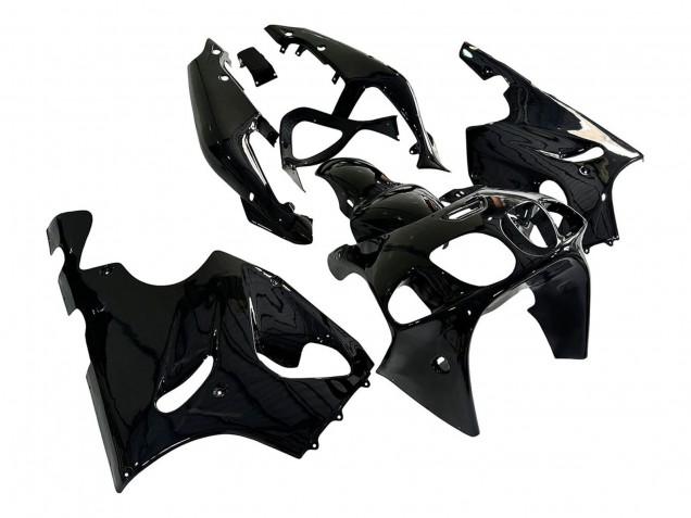 Kawasaki ZX7R Motorrad Verkleidung 1996-2003 - Glanzendes Schwarz