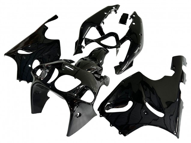 Kawasaki ZX7R Motorrad Verkleidung 1996-2003 - Glanzendes Schwarz