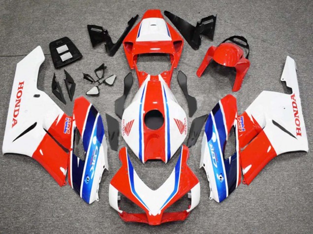 Honda CBR1000RR Motorrad Verkleidung 2004-2005 - Weiss Rot Blau HRC