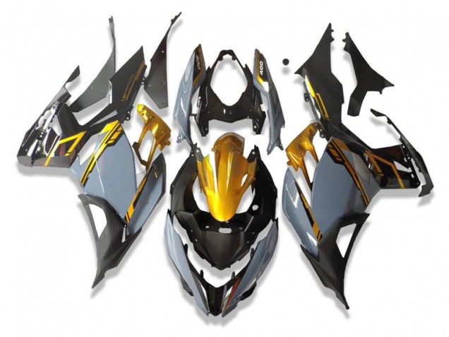Kawasaki EX400 Motorrad Verkleidung 2018-2024 - Gold Nardo Grau Schwarz