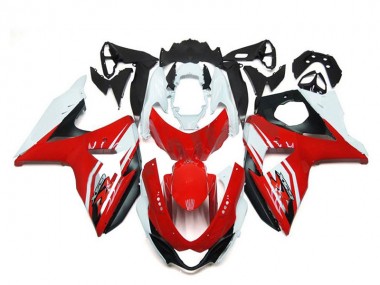 Suzuki GSXR 1000 Motorrad Verkleidung 2009-2016 - Weiss Rot Schwarz