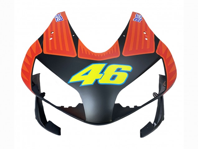 Honda CBR600RR Motorrad Verkleidung 2003-2004 - Matt Schwarz Orange Repsol Rossi 46