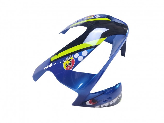 Honda CBR600RR Motorrad Verkleidung 2003-2004 - Blau Neon Gelb Glanzendes Schwarz Hai