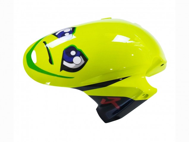 Honda CBR600RR Motorrad Verkleidung 2003-2004 - Blau Neon Gelb Glanzendes Schwarz Hai