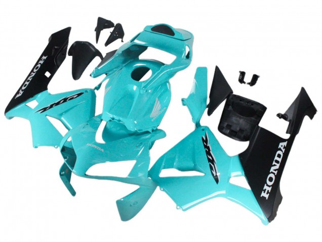 Honda CBR600RR Motorrad Verkleidung 2003-2004 - Hellblau Schwarz