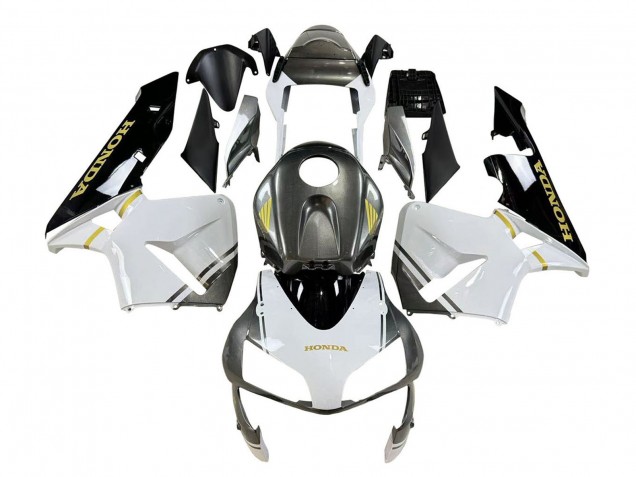 Honda CBR600RR Motorrad Verkleidung 2003-2004 - Weiss Gelb Grau Schwarz