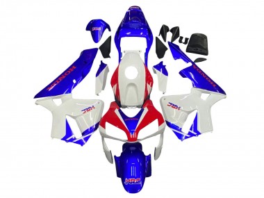 Honda CBR600RR Motorrad Verkleidung 2003-2004 - Weiss Blau Rot HRC