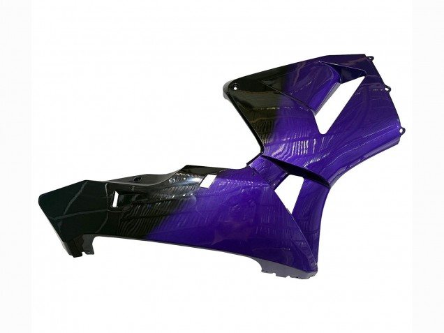 Honda CBR600RR Motorrad Verkleidung 2003-2004 - Lila Schwarz Geschmiedet Carbonfaser