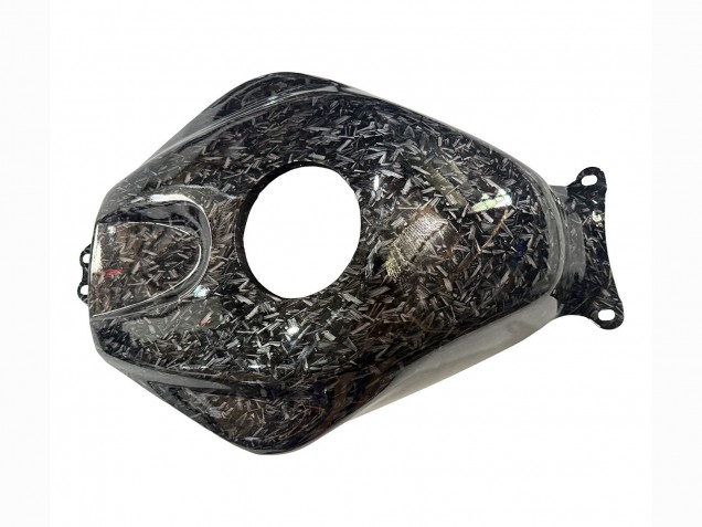 Honda CBR600RR Motorrad Verkleidung 2003-2004 - Lila Schwarz Geschmiedet Carbonfaser