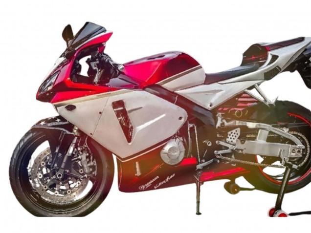 Honda CBR600RR Motorrad Verkleidung Kit 2005-2006 - Rot Weiss Schwarz
