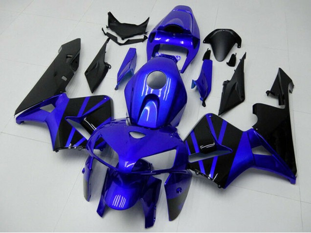Honda CBR600RR Motorrad Verkleidung 2005-2006 - Blau Schwarz
