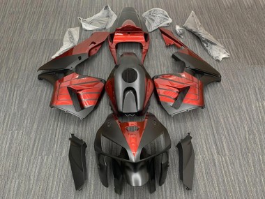 Honda CBR600RR Motorrad Verkleidung 2005-2006 - Schwarz Rot