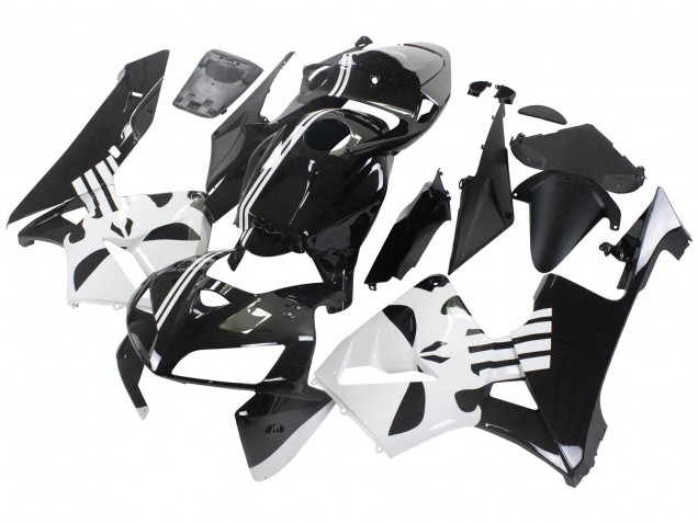Honda CBR600RR Motorrad Verkleidung 2005-2006 - Schwarz Weiss