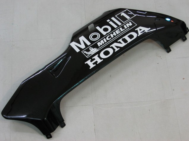 Honda CBR600RR Motorrad Verkleidung 2005-2006 - Glanzendes Schwarz Weiss West