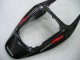 Honda CBR600RR Motorrad Verkleidung 2005-2006 - Glanzendes Schwarz Grau Flamme