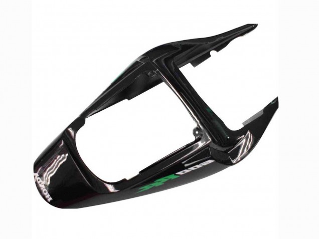 Honda CBR600RR Motorrad Verkleidung 2005-2006 - Glanzendes Schwarz Grun Flamme