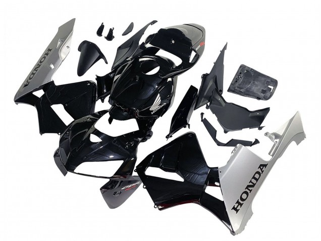 Honda CBR600RR Motorrad Verkleidung 2005-2006 - Schwarz Silber