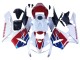 Honda CBR600RR Motorrad Verkleidung 2005-2006 - Weiss Rot Blau HRC