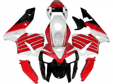 Honda CBR600RR Motorrad Verkleidung 2005-2006 - Rot Weiss Schwarz