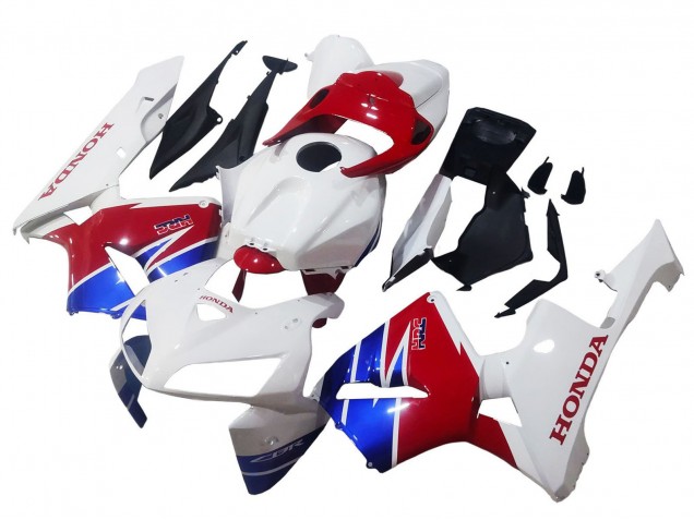 Honda CBR600RR Motorrad Verkleidung 2005-2006 - Weiss Blau Rot
