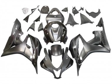Honda CBR600RR Motorrad Verkleidung 2007-2008 - Silber Glanzendes Schwarz