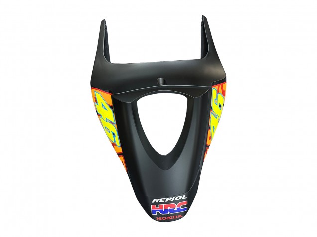 Honda CBR600RR Motorrad Verkleidung 2007-2008 - Matt Schwarz Orange Rot Rossi Repsol 46