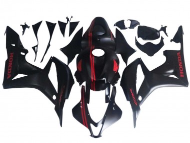 Honda CBR600RR Motorrad Verkleidung 2007-2008 - Matt Schwarz Rot