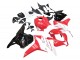 Honda CBR600RR Motorrad Verkleidung Kit 2009-2012 - Weiss Rot Glanzendes Schwarz