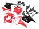 Honda CBR600RR Motorrad Verkleidung Kit 2009-2012 - Weiss Rot Glanzendes Schwarz