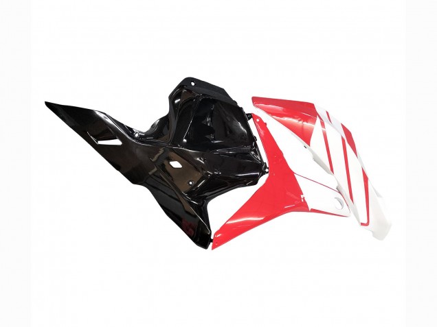 Honda CBR600RR Motorrad Verkleidung Kit 2009-2012 - Weiss Rot Glanzendes Schwarz