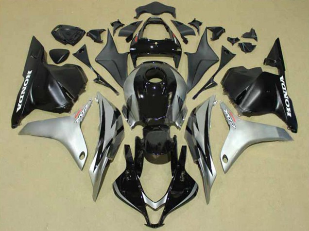 Honda CBR600RR Motorrad Verkleidung 2009-2012 - Schwarz Grau