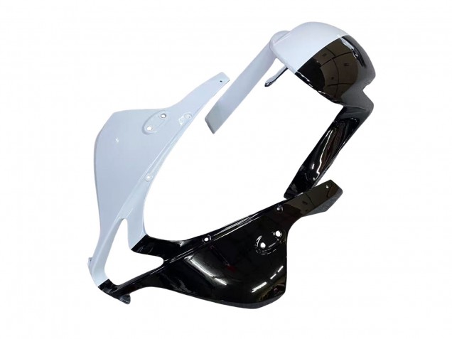 Honda CBR600RR Motorrad Verkleidung 2009-2012 - Weiss Cherry Blossom Glanzendes Schwarz