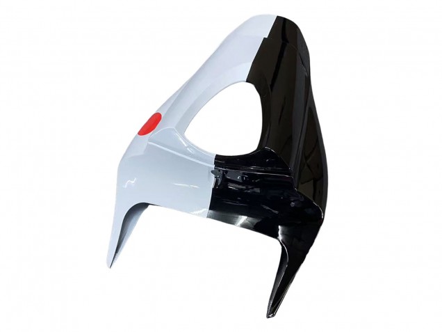 Honda CBR600RR Motorrad Verkleidung 2009-2012 - Weiss Cherry Blossom Glanzendes Schwarz
