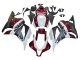 Honda CBR600RR Motorrad Verkleidung 2009-2012 - Weiss Rot Matt Schwarz