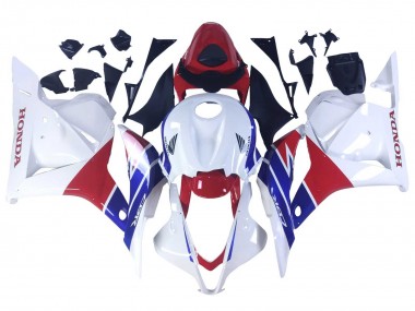 Honda CBR600RR Motorrad Verkleidung 2009-2012 - Weiss Rot Blau