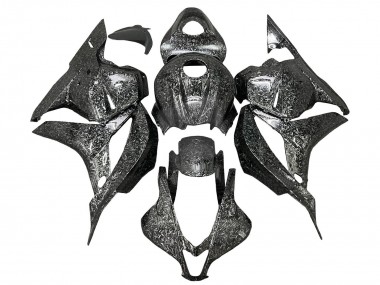 Honda CBR600RR Motorrad Verkleidung 2009-2012 - Schwarz Geschmiedet Carbonfaser