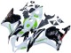 Honda CBR600RR Motorrad Verkleidung 2009-2012 - Weiss Grun Glanzendes Schwarz Hannspree