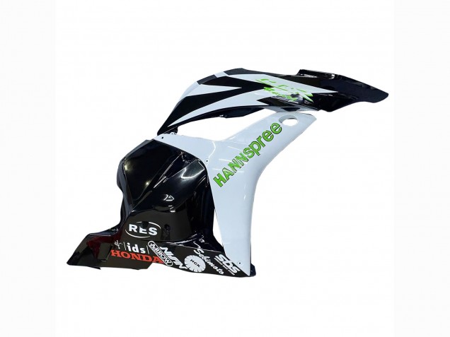 Honda CBR600RR Motorrad Verkleidung 2009-2012 - Weiss Grun Glanzendes Schwarz Hannspree