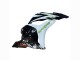 Honda CBR600RR Motorrad Verkleidung 2009-2012 - Weiss Grun Glanzendes Schwarz Hannspree