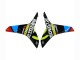 Honda CBR600RR Motorrad Verkleidung 2009-2012 - Schwarz Mehrfarbig MoviStar