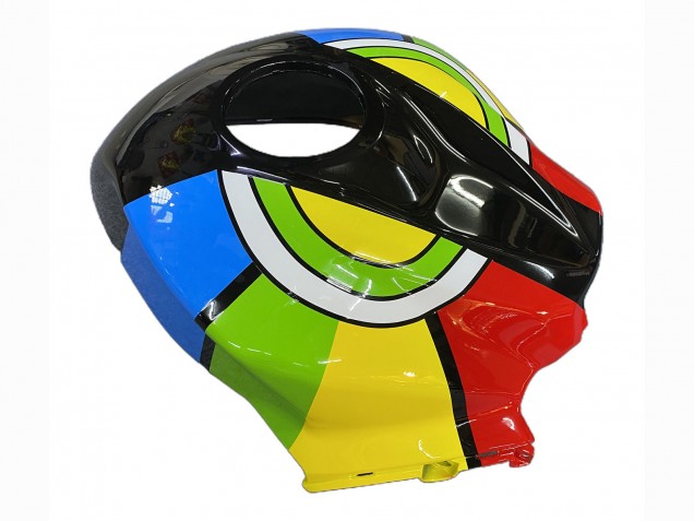 Honda CBR600RR Motorrad Verkleidung 2009-2012 - Schwarz Mehrfarbig MoviStar