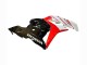 Honda CBR600RR Motorrad Verkleidung 2009-2012 - Weiss Rot Glanzendes Schwarz