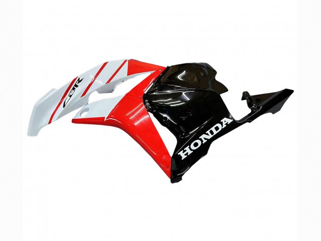 Honda CBR600RR Motorrad Verkleidung 2009-2012 - Weiss Rot Glanzendes Schwarz
