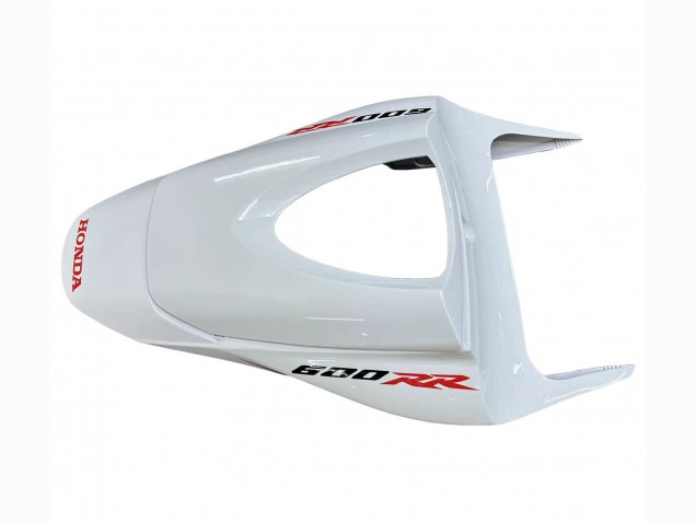 Honda CBR600RR Motorrad Verkleidung 2009-2012 - Weiss Rot Glanzendes Schwarz