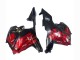 Honda CBR600RR Motorrad Verkleidung 2009-2012 - Rot Glanzendes Schwarz