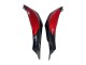 Honda CBR600RR Motorrad Verkleidung 2009-2012 - Rot Glanzendes Schwarz
