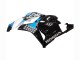 Honda CBR600RR Motorrad Verkleidungen Kit 2009-2012 - Weiss Blau Glanzendes Schwarz